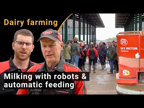 Milking robots & automatic feeding with Lely ASTRONAUT and VECTOR at Lester Family Farm (NEFERTITI)