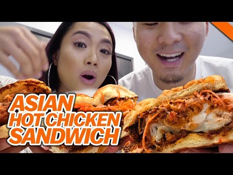 HOTTEST ASIAN CHICKEN SANDWICH AT HOME! - AZN Kitchen | Fung Bros