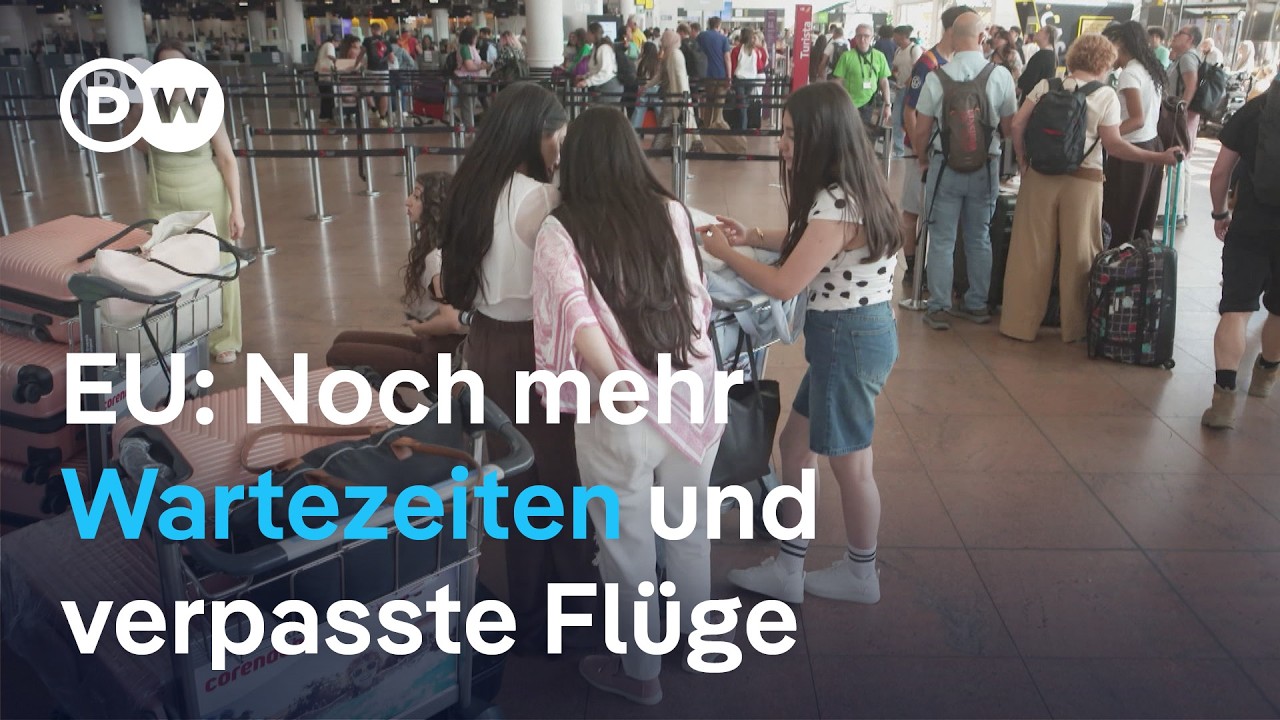 Flughäfen überfordert mit neuem EU-Ein-und-Ausreisesystem