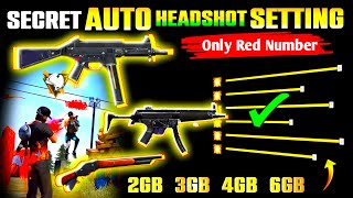 Free Fire Secret Auto Headshot Setting / Auto OneTap Headshot Setting in Free Fire  @Bishe99gamer