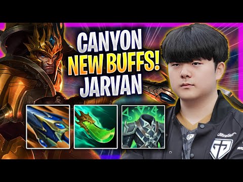 CANYON TRIES JARVAN WITH NEW BUFFS! - GEN Canyon Plays Jarvan JUNGLE vs Nunu! | Season 2024