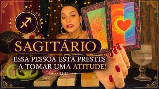 SAGITÁRIO ♐️ Ela Já Está de Olho em Você Tem Tempo! 