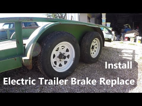 Installing electric trailer brakes