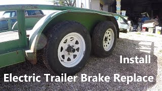 Installing electric trailer brakes