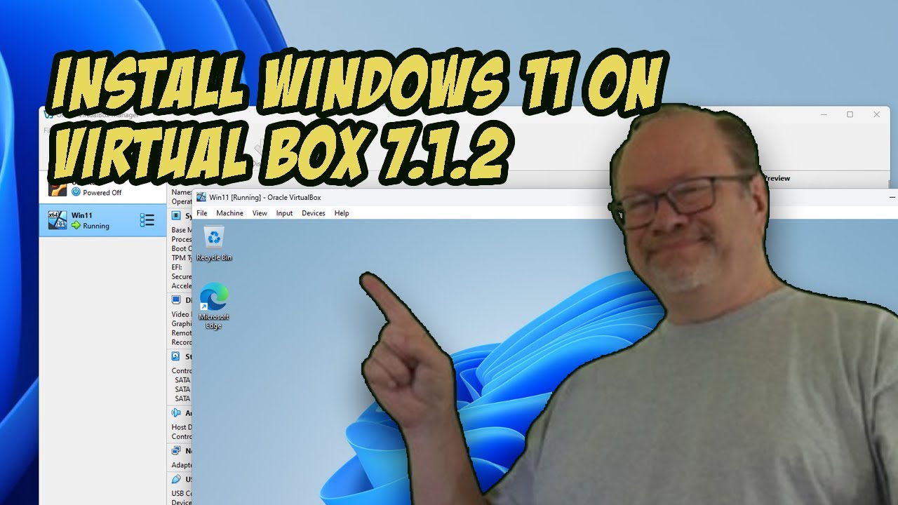 Create a Windows 11 virtual machine in Oracle VirtualBox