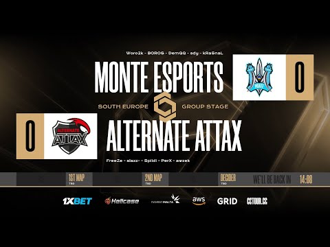 Monte vs Alternate🔹 CCT South Europe – Group Stage 🏆 Online Series 3 - csgo live