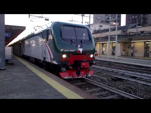 E464 395 Trenord+6 2 piani Trenord e XMPR - Monza - 30/11/2016