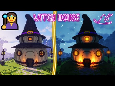 Minecraft: Building fairy Witch House | minecraft halloween