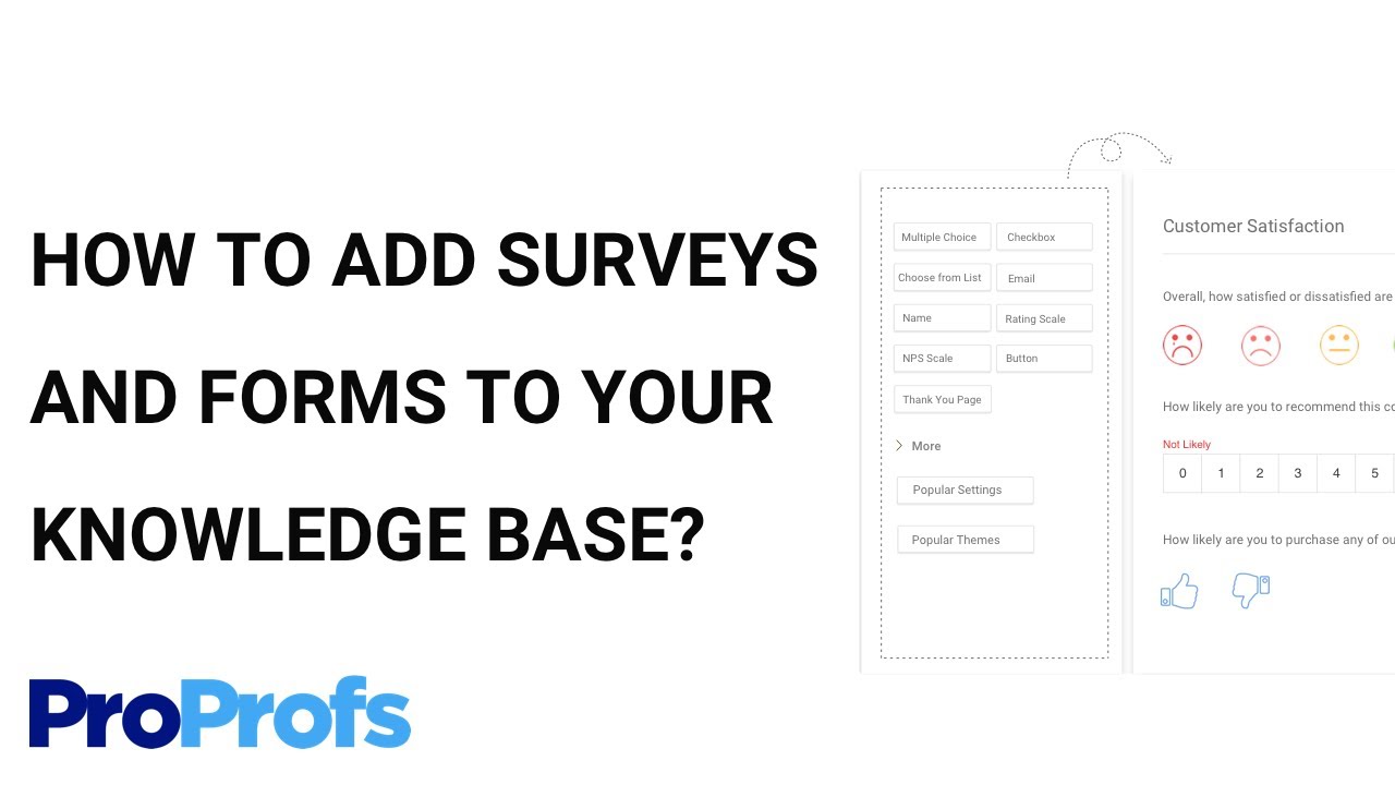 How to Add Surveys And Forms to Your Knowledge Base