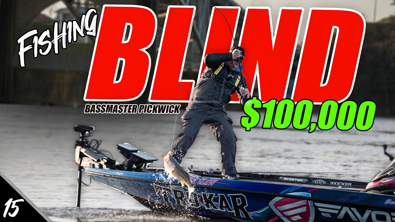 Fishing BLIND for 100, 000- Pickwick Bassmaster Elite Day 1&2 - Unfinished Family Business Ep. 15(4K)