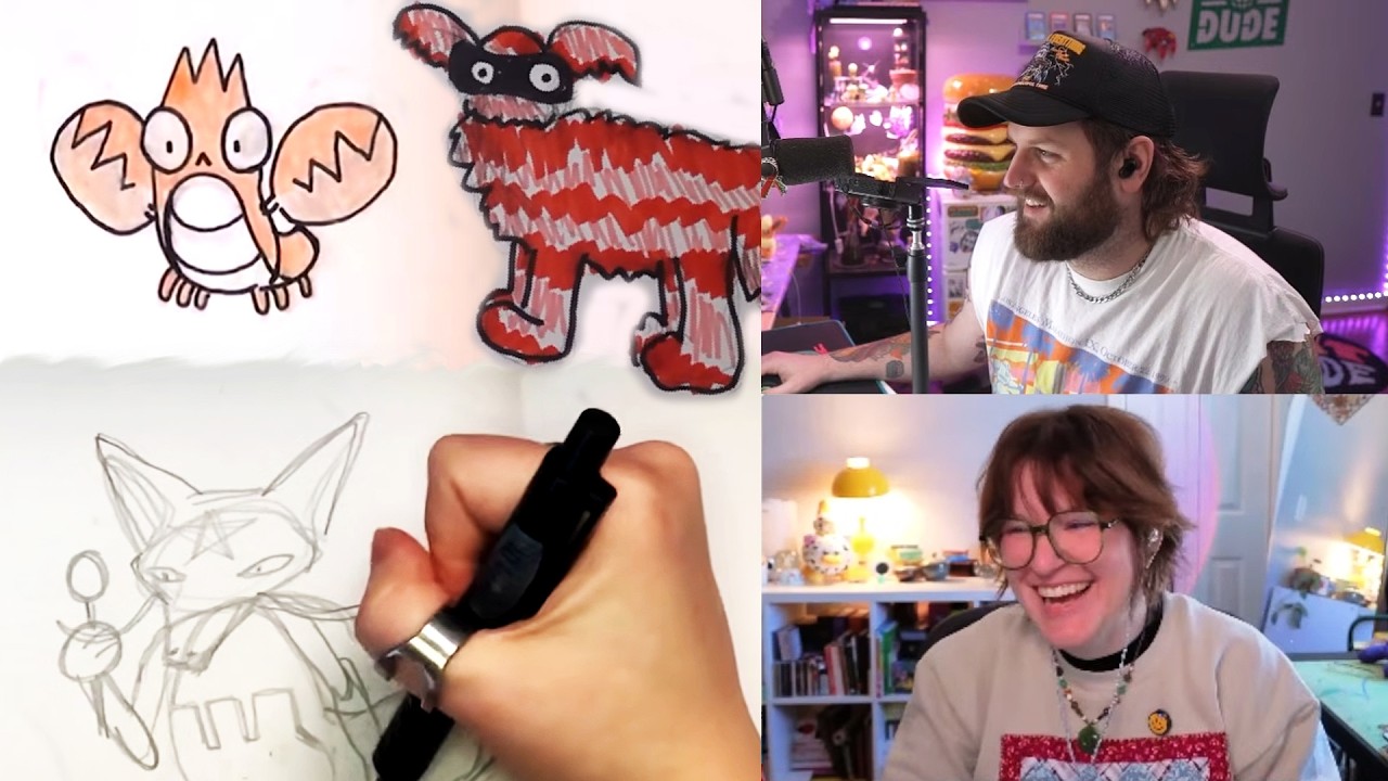 Drawing Pokemon Without Seeing Them