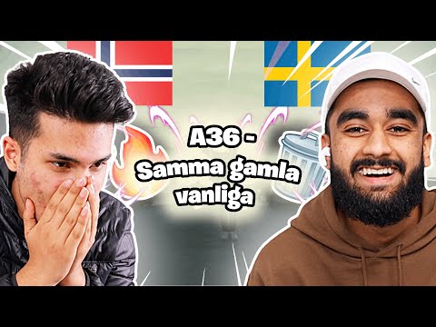 Norwegians React To (Swedish Rap) Reacting Til A36 - Samma gamla vanliga (Official Video)