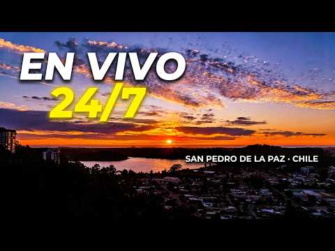 🔴 San Pedro de la Paz en Vivo – Vista panorámica, Concepción, Chile (Cam-2)