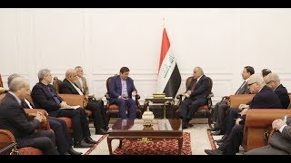 رئيس مجلس الوزراء السيد عادل عبد المهدي يستقبل محافظ البنك المركزي الايراني والوفد المرافق له