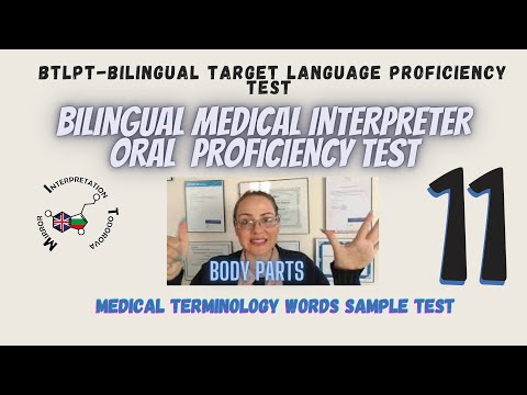 BTLPT/bilingual assessment Test/ how to Medical interpreter bilingual exam/ keywords language #11