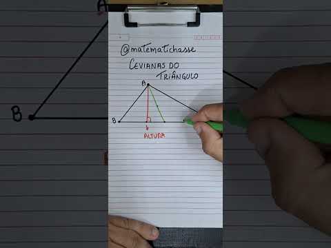 conhece as cevianas de um triângulo?