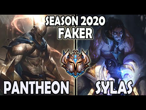 T1 Faker PANTHEON vs SYLAS [ Mid ] Lol Ranked Korea