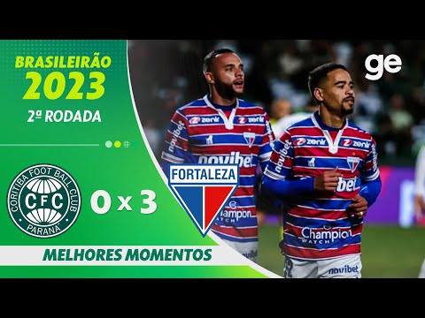 Gols e lances de Coritiba x Fortaleza