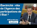 Électricité : rôle de l'Agence des participations de l'État ?