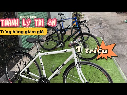 (23/12) Xe đạp Nhật bãi TREK Mỹ 🇺🇸 GIOS Ý 🇮🇹  Giant RX Thanh lý tri ân khách hàng Zalo 0908004400