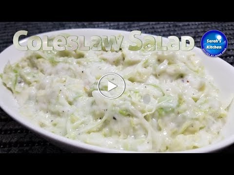 Coleslaw Salad | Best Healthy Tasty Coleslaw Salad Recipe By Sarah Khan