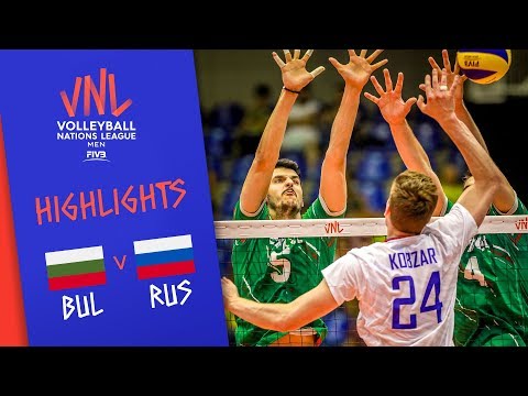 BULGARIA vs. RUSSIA - Highlights Men | Week 4 | Volleyball Nations League 2019