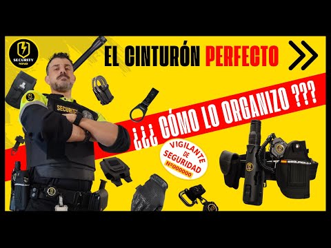 🎯TODA la DOTACIÓN Y DISTRIBUCIÓN del CINTURÓN del👮‍♂️VIGILANTE de SEGURIDAD (IMPRESCINDIBLE) ⚠️