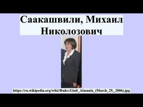 Саакашвили, Михаил Николозович