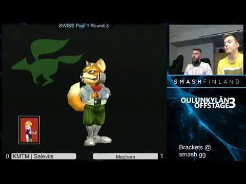 Oulunkylän Offstage 3 - Melee Singles - Pools - Mayhem(Falco) vs Salevits(Sheik, Pikachu)