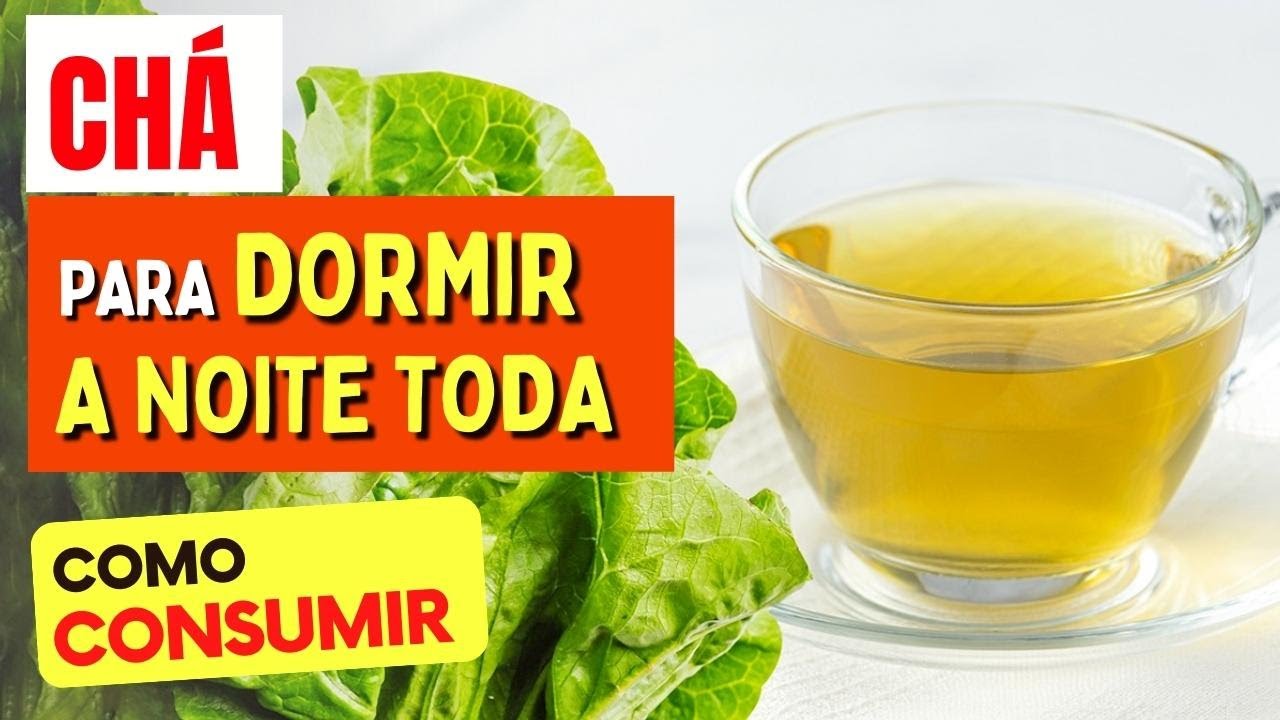CHÁ para DORMIR BEM a NOITE TODA! Benefícios do Chá de Alface, Como Fazer e Como Tomar