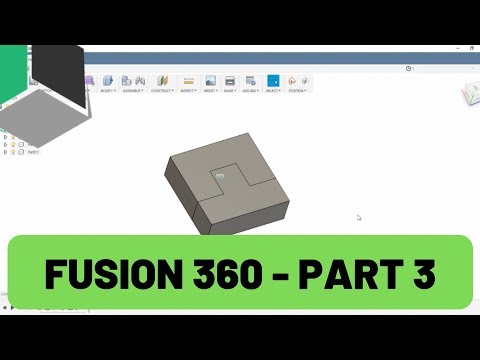 The Ultimate Fusion 360 Tutorial:  Bodies and Components - Part 3
