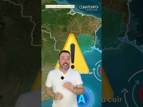 🚨 ALERTA DE CHUVA FORTE NO SUDESTE