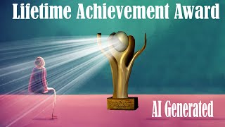 Lifetime Achievement Award-But every lyric is an AI generated image