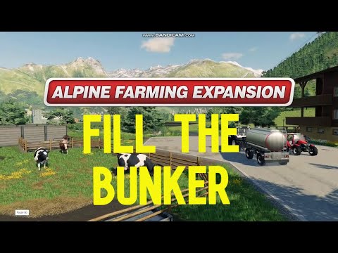 FS 19 Erlengrat Alpine Farming DLC EP7: fill the bunker