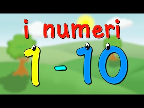 Learn Numbers from 1 to 10 in italian | learn italian for kids