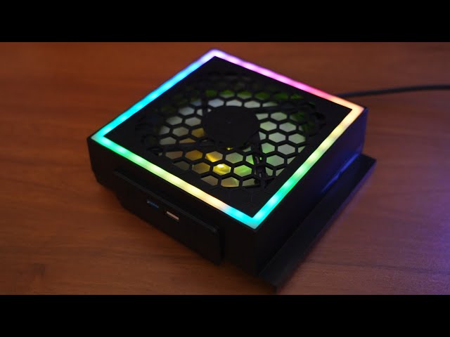 Vídeo relacionado con Mcbazel Ventiladorpara Xbox Serie S con LED RGB, 2 Puertos USB, 3 Niveles de Velocidad Ajustable