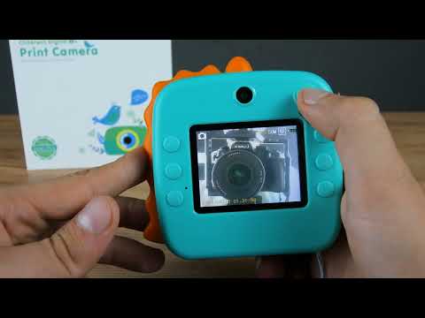 Детский фотоаппарат-принтер C 66627 с фронтальной камерой + термобумага