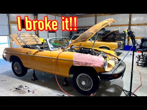 1975 MGB Fuel Tank, SU Fuel Pump, Tune Up, Then This Happened!!!