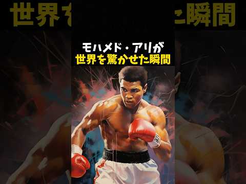 モハメド・アリが世界を脅かせた瞬間 #ボクシング #格闘技 #boxing