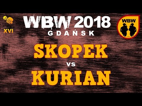 Kurian 🆚 Skopek 🎤 WBW 2018 Gdańsk (freestyle rap battle)