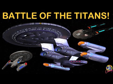 BERLIN CLASS VS USS Titan & Titan A (Enterprise G) - Both Ways - Star Trek Starship Battles