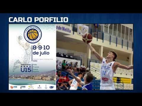 Basket Coach: Players Profile - Carlo Porfilio - Nazionale Italiana Torneo di Melilla Highlights