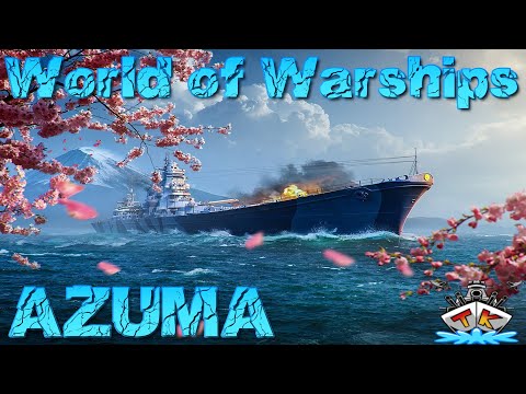 ACTION mit der AZUMA #1570 in World of Warships auf Deutsch