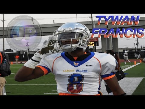 Landry-Walker's Tywan Francis Swoops in for INT, Bounces Off Defenders for Incredible Pick-6!!