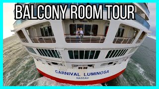 Carnival Luminosa Australia Room Tour. Balcony Room 4244