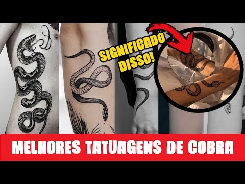 Vídeo: Tatuagem cobra: significado e simbolismos comuns
