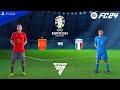 FC 24 PS4 - Spanyol vs Italia | UEFA Euro 2024 Match at Veltins Arena Stadium