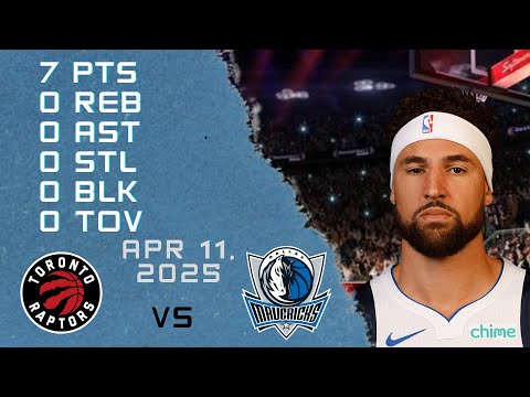 Klay Thompson Player Full High Lowlights vs RAPTORS 11 04 2025 Regular Season