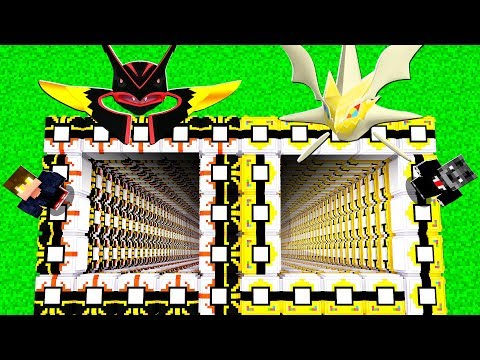 ENTRE NO BURACO DE LUCKY PIXELMON MEGA RAYQUAZA SHINY VS ULTRA NECROZMA - MINECRAFT PIXELMON MOD