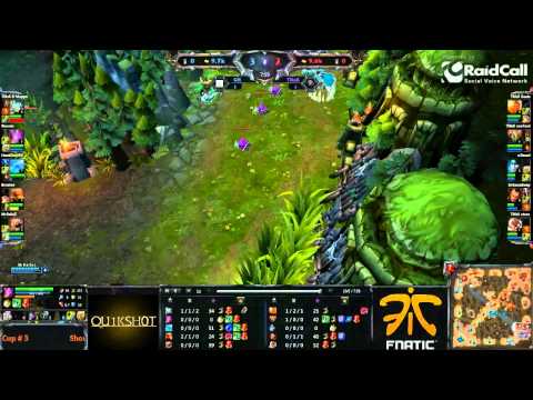Fnatic Raidcall Cup 3 Semi Final - MegaShock vs Gamehoppers Game 3
